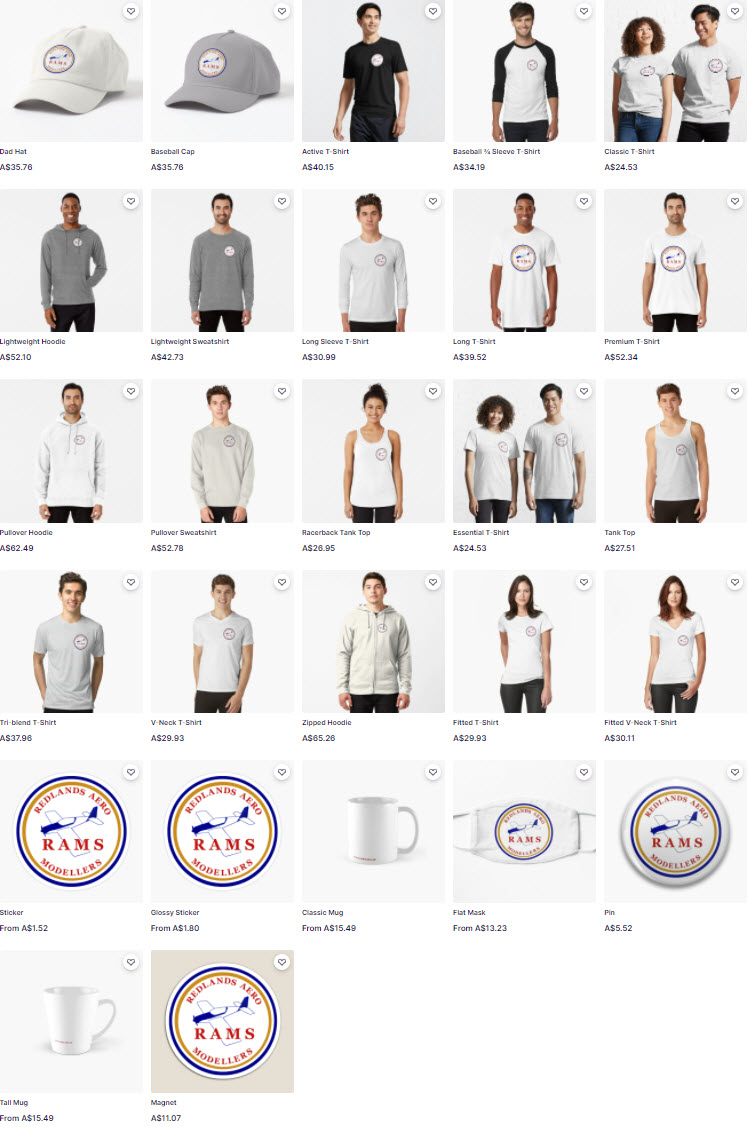 RAMS Redbubble Merchandise Shop